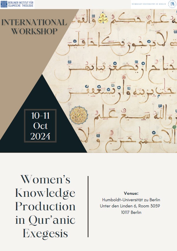 2024 10 10 Women's Knowledge Production in Qur'anic Exegesis Plakat.jpg